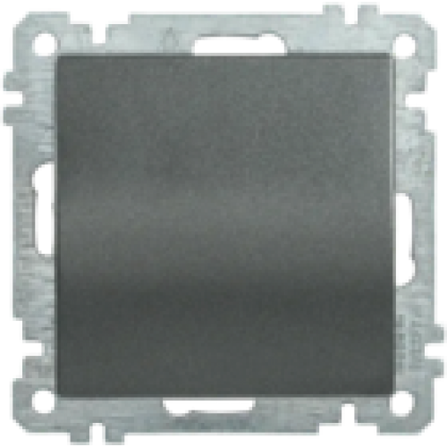 IEK Выключатель 1-клавишный ВС10-1-0-Б 10А BOLERO антрацит (EVB10-K95-10)