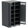 IEK ITK LINEA B Шкаф (пустой) 2000х1200х950мм двустворчатая металлическая дверь черный (LB05-20H29-2M)