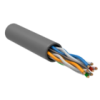 IEK ITK Витая пара U/UTP кат.6 4х2х23AWG solid LSZH нг(А)-HF серый (305м) (LC1-C604-121)