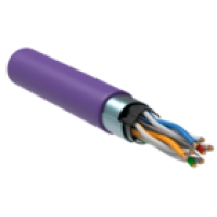 IEK ITK Витая пара F/UTP кат.6 4х2х23AWG solid LSZH нг(А)-HF фиолетовый (305м) (LC1-C604-326)