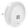 IEK LIGHTING Светильник-ночник светодиодный 001 круг с USB разъемом и датчиком освещенности 220В (LDNN5-001-SQ-P-00-S-K01)