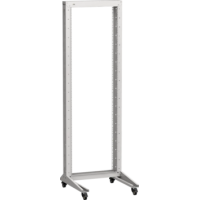 IEK ITK LINEA F Стойка однорамная на роликах 42U 600х600мм серая (LF35-42U66-1RM)