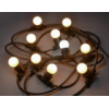 IEK LIGHTING Гирлянда белт-лайт 5м 10 теплый белый цвет ламп IP65 черный шнур 3м 230В транзит (LGDU601-1-010-05-B-S-65)