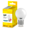 IEK Лампа светодиодная ALFA G45 шар 8Вт 230В 4000К E27 (LLA-G45-8-230-40-E27)