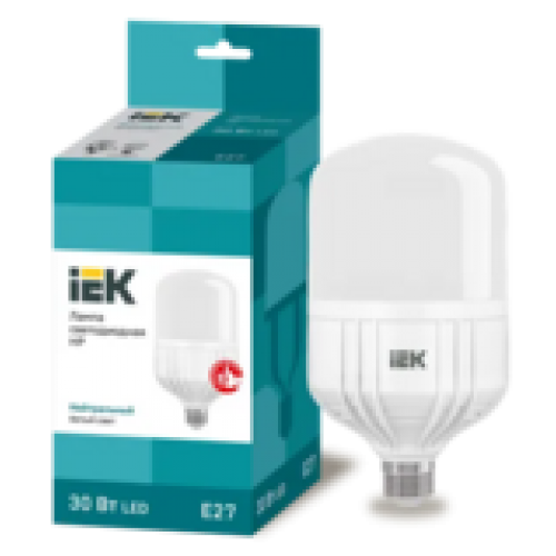 IEK Лампа светодиодная HP 30Вт 230В 4000К E27 (LLE-HP-30-230-40-E27)