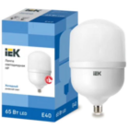 IEK Лампа светодиодная HP 65Вт 230В 6500К E40 (LLE-HP-65-230-65-E40)