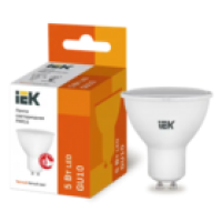 IEK Лампа светодиодная PAR16 софит 5Вт 230В 3000К GU10 (LLE-PAR16-5-230-30-GU10)
