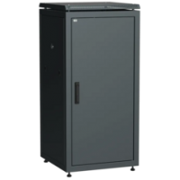 IEK ITK LINEA N Шкаф сетевой 19 28U 600х800мм металлическая передняя дверь черный (LN05-28U68-M)
