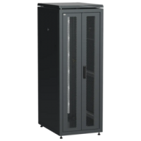 IEK ITK LINEA N Шкаф сетевой 19 33U 600х800мм двери передняя двустворчатая перфорированная задняя перфорированная черный (LN05-33U68-2PP)