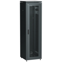 IEK ITK LINEA N Шкаф сетевой 19 38U 600х800мм перфорированная передняя дверь черный (LN05-38U68-P)