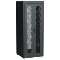 IEK ITK LINEA N Шкаф сетевой 19 42U 800х800мм двустворчатая перфорированная дверь задняя перфорированная черный (LN05-42U88-2PP)