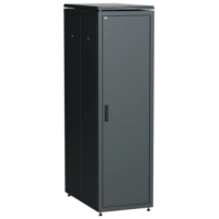 IEK ITK LINEA N Шкаф сетевой 19 47U 600х1000мм металлическая передняя дверь черный (LN05-47U61-M)