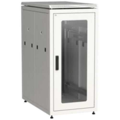 IEK ITK LINEA N Шкаф сетевой 19 24U 600х1000мм стеклянная передняя дверь серый (LN35-24U61-G)