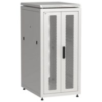 IEK ITK LINEA N Шкаф сетевой 19 24U 600х800мм двери передняя двустворчатая перфорированная задняя перфорированная серый (LN35-24U68-2PP)