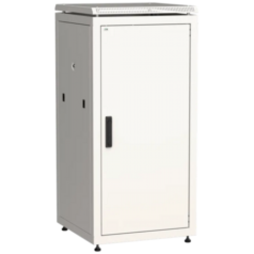 IEK ITK LINEA N Шкаф сетевой 19 28U 600х600мм металлическая передняя дверь серый (LN35-28U66-M)
