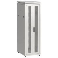 IEK ITK LINEA N Шкаф сетевой 19 38U 600х800мм двери передняя двустворчатая перфорированная задняя перфорированная серый (LN35-38U68-2PP)