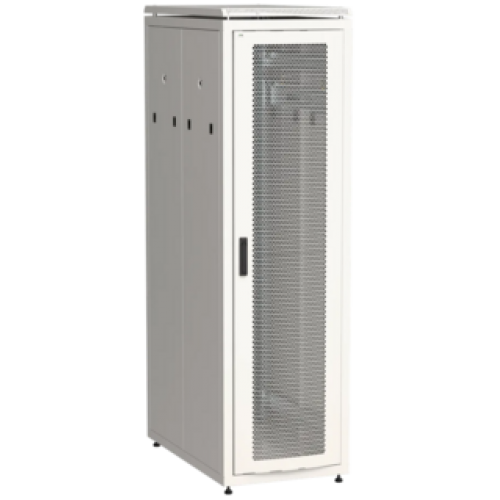 IEK ITK LINEA N Шкаф напольный сетевой 19 38U 800х1000мм перфорированная передняя дверь задняя перфорированная серый (LN35-38U81-PP)