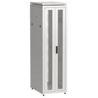 IEK ITK LINEA N Шкаф сетевой 19 42U 600х800мм двери передняя двустворчатая перфорированная задняя перфорированная серый (LN35-42U68-2PP)