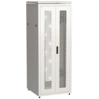 IEK ITK LINEA N Шкаф сетевой 19 42U 800х800мм двустворчатая перфорированная дверь задняя перфорированная серый (LN35-42U88-2PP)