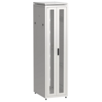 IEK ITK LINEA N Шкаф сетевой 19 47U 600х800мм двери передняя двустворчатая перфорированная задняя перфорированная серый (LN35-47U68-2PP)