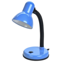 IEK LIGHTING Светильник настольный 1002 на подставке Е27 синий (LNNL0-1002-2-VV-40-K07)