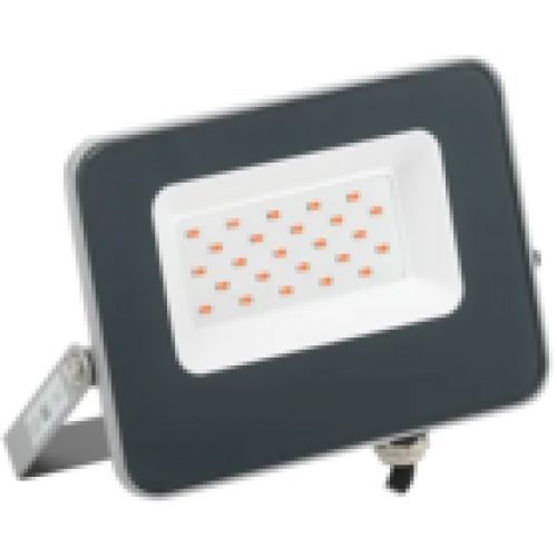 IEK Прожектор светодиодный СДО 07-20R red IP65 серый (LPDO7R-01-20-K03)