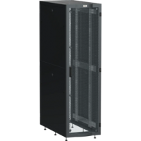 IEK ITK LINEA S Шкаф серверный 19 42U 600х1200мм передняя дверь двухстворчатая перфорированная задняя дверь перфорированная черный RAL 9005 (LS05-42U62-2PP)