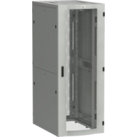 IEK ITK LINEA S Шкаф серверный 19 48U 750х1200мм передняя дверь двухстворчатая перфорированная задняя дверь перфорированная серый RAL 7035 (LS35-48U72-2PP)