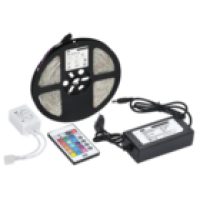 IEK Комплект светодиодной подсветки Сделай сам (лента LED 5м LSR-5050RGB60-14,4-IP65-12В + драйвер + контроллер) (LSR2-3-060-65-1-05-S2)