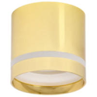 IEK LIGHTING Светильник 4016 накладной потолочный под лампу GX53 золото (LT-UPB0-4016-GX53-1-K22)