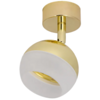 IEK LIGHTING Светильник 4011 накладной настено-потолочный под лампу GX53 золото (LT-USB0-4011-GX53-1-K22)