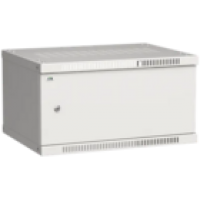 IEK ITK Шкаф настенный LINEA WE 6U 600х450мм дверь металл серый (LWE3-06U64-MF)