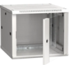 IEK ITK Шкаф настенный LINEA W 9U 600х600мм дверь стекло RAL 7035 (LWR3-09U66-GF)