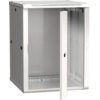IEK ITK Шкаф настенный LINEA W 12U 600х600мм дверь стекло RAL 7035 (LWR3-12U66-GF)
