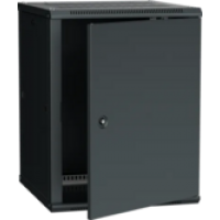 IEK ITK Шкаф настенный LINEA W 18U 600х600мм дверь металл RAL 9005 (LWR5-18U66-MF)