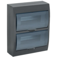 IEK KREPTA 3 Корпус пластиковый ЩРН-П-24 IP41 черный (MKP12-N-24-41-K02)