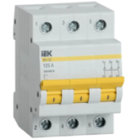 IEK Выключатель нагрузки (мини-рубильник) ВН-32 3Р 125А (MNV10-3-125)