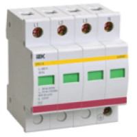 IEK Ограничитель импульсных перенапряжений ОПС1-B 4Р 30/60кА 400B (MOP20-4-B)