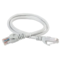 IEK ITK Коммутационный шнур (патч-корд) кат.5E UTP LSZH 1,5м серый (PC01-C5EUL-1M5)
