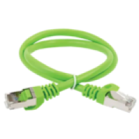IEK ITK Коммутационный шнур (патч-корд) кат.5E FTP LSZH 10м зеленый (PC02-C5EFL-10M)