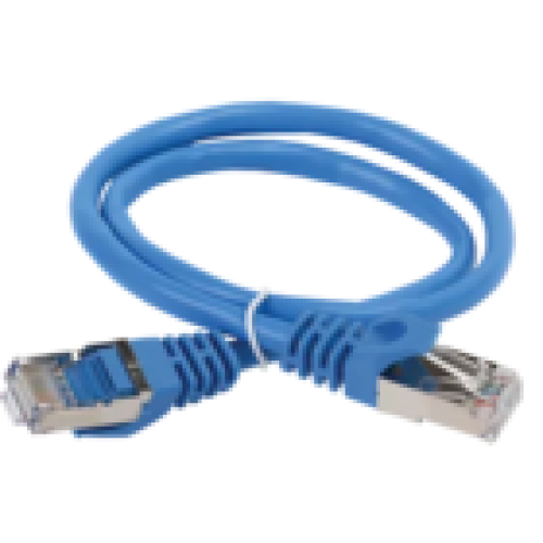 IEK ITK Коммутационный шнур (патч-корд) кат.5E FTP LSZH 3м синий (PC03-C5EFL-3M)