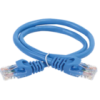 IEK ITK Коммутационный шнур (патч-корд) кат.6 UTP PVC 5м синий (PC03-C6U-5M)
