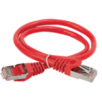IEK ITK Коммутационный шнур (патч-корд) кат.5E FTP 1,5м красный (PC04-C5EF-1M5)