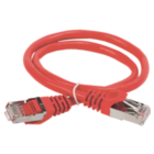 IEK ITK Коммутационный шнур (патч-корд) кат.5E FTP PVC 7м красный (PC04-C5EF-7M)
