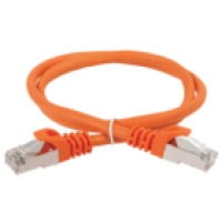 IEK ITK Коммутационный шнур (патч-корд) кат.6 FTP PVC 1м оранжевый (PC07-C6F-1M)