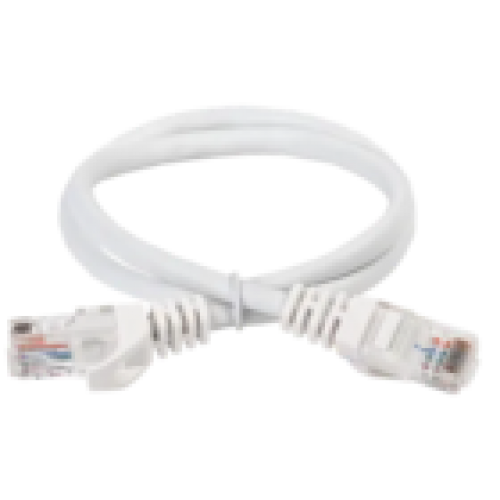 IEK ITK Коммутационный шнур (патч-корд) кат.5E UTP 3м белый (PC08-C5EU-3M)