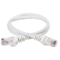 IEK ITK Коммутационный шнур (патч-корд) кат.6 UTP LSZH 3м белый (PC08-C6UL-3M)