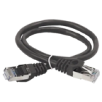 IEK ITK Коммутационный шнур (патч-корд) кат.5E FTP 5м черный (PC09-C5EF-5M)