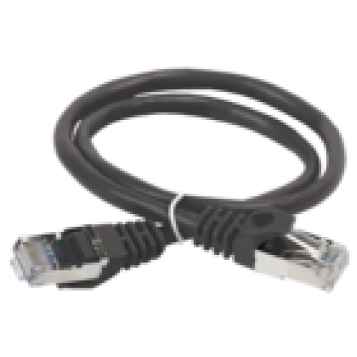 IEK ITK Коммутационный шнур (патч-корд) кат.5E FTP LSZH 15м черный (PC09-C5EFL-15M)
