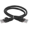IEK ITK Коммутационный шнур (патч-корд) кат.5E UTP PVC 10м черный (PC09-C5EU-10M)